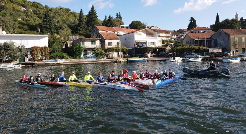 A rossz idő sem állította meg a kaposvári kajakosokat Rogotinban