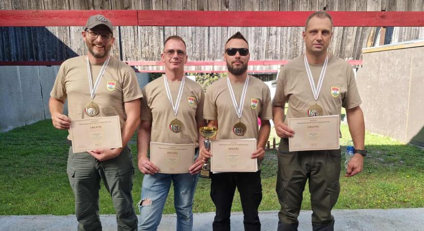 Remekül teljesítettek a MATASZ lőbajnokságán a győri zászlóalj tartalékos katonái
