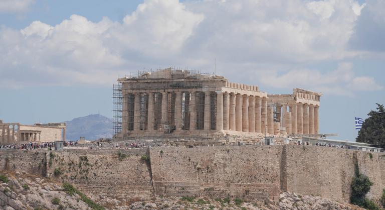 Szenzáció Athénban, 50 év után újra teljes pompájában ragyog a Parthenón