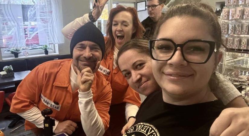 Tatabányán bukkantak fel narancsruhás szökevények - mondjuk, hova ugrottak be