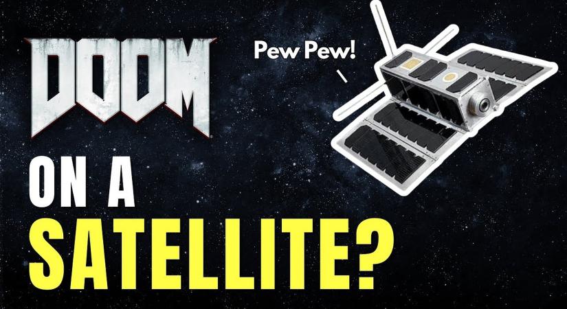 A Doomot egy Föld körül keringő műholdon futtatták