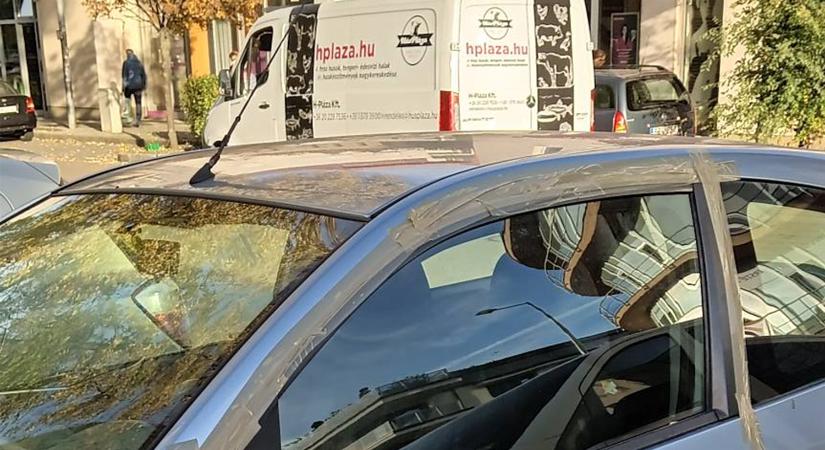 Havanna barna ragasztószalagot így még autós nem használt