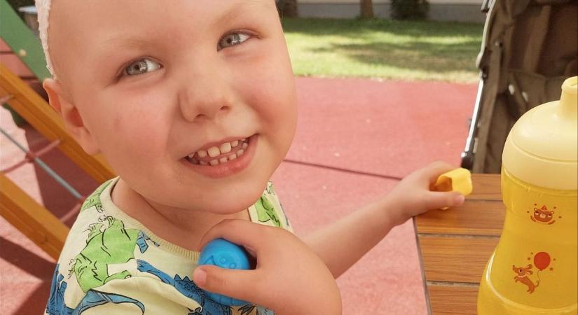 Legyőzte a kemót! A hosszúperesztegi kis hős, Zénó végre hazatérhetett a családjához