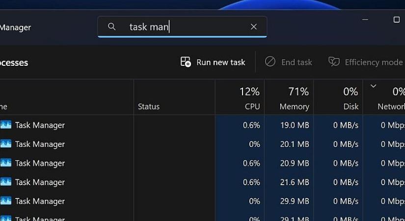 Elrontja a Feladatkezelő működését a Windows 11 legújabb frissítése