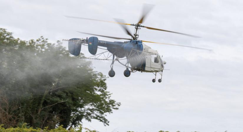 Somogyban befejeződött az amerikai szőlőkabóca elleni légi védekezés