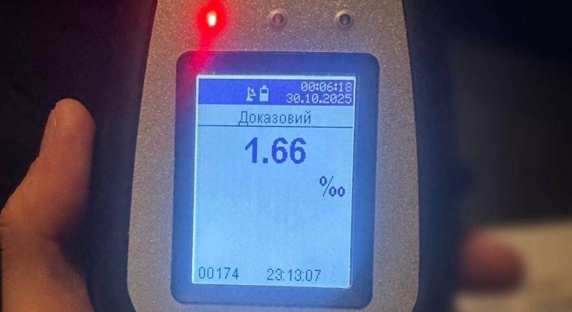 Kárpátalján 75 ezer hrivnyára büntettek egy szabálytalankodó sofőrt