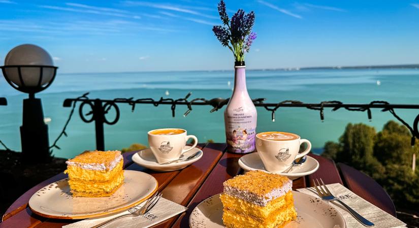 Az apátság cukrászdája a felkelő Nap fényében