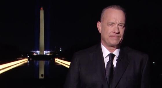 Tom Hanks nyitotta meg a virtuális bulit Joe Biden beiktatása után – videók