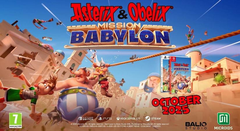 Asterix és Obelix visszatértek – megjelent a Mission Babylon!