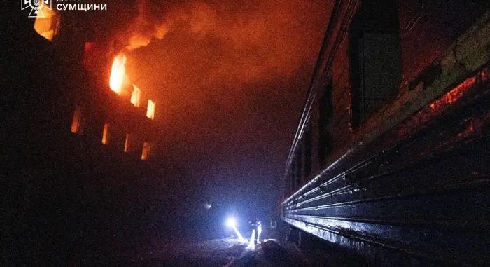 Orosz támadás a vasúti infrastruktúrára Szumi és Harkiv megyében
