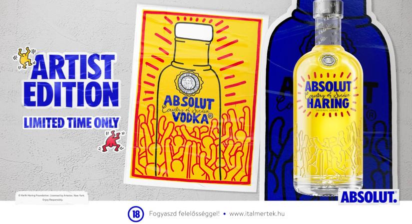 KEITH HARING MŰVÉSZETE ELŐTT TISZTELEG AZ ABSOLUT