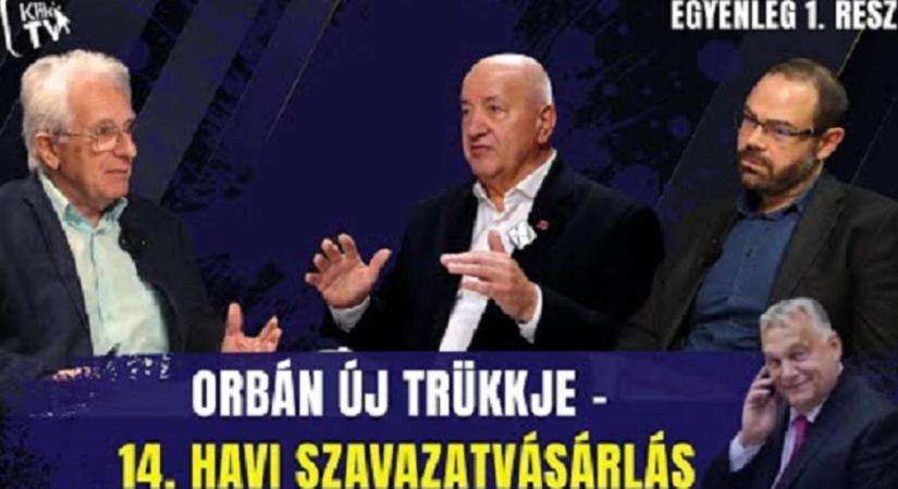 14. havi nyugdíj vagy 14. havi szavazatvásárlás? – Ez Orbán új trükkje