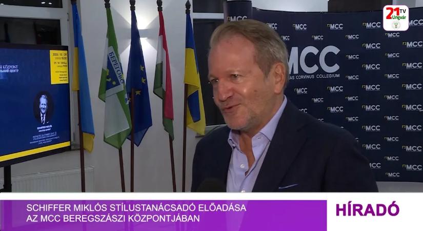 Schiffer Miklós stílustanácsadó előadása az MCC Beregszászi Központjában (videó)