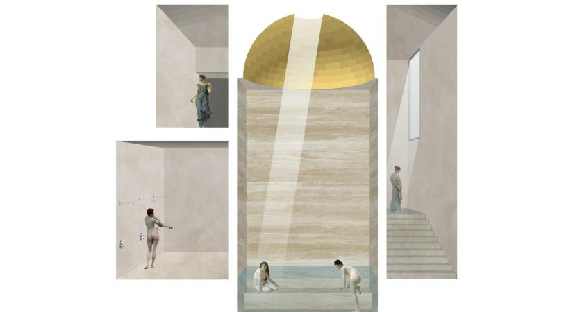 A Király fürdő rehabilitációja - Szabó Dorottya diplomamunkája