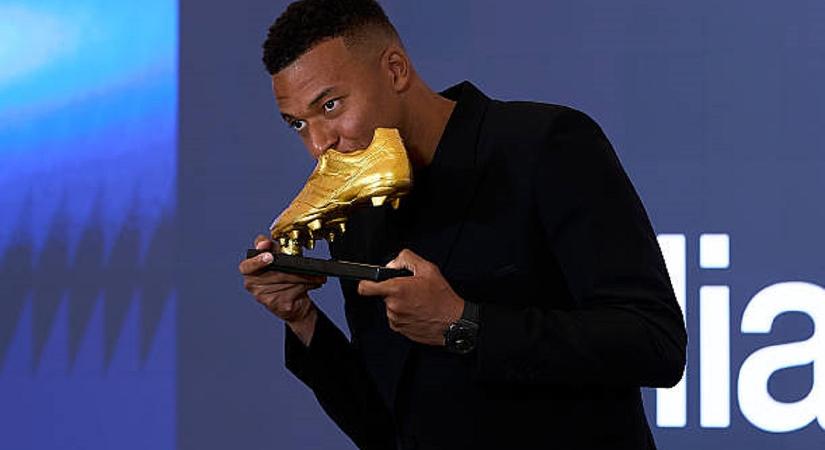 34 meccs, 31 találat – landolt az aranycipő Kylian Mbappé kezében