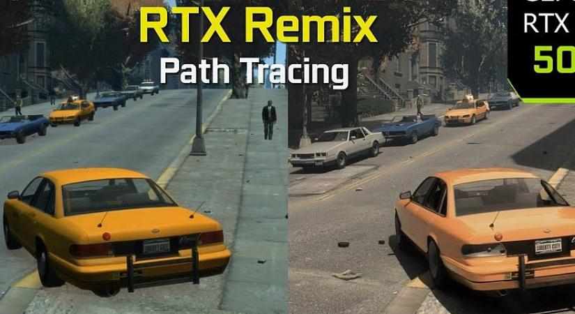 Elképesztően jól néz ki a Grand Theft Auto IV sugárkövetéssel feltuningolt változata