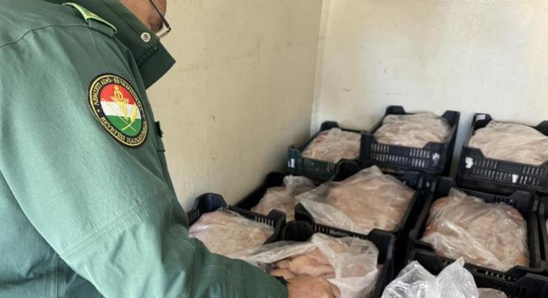 Több mint nyolcszáz kiló romlott csirkét foglalt le a NAV