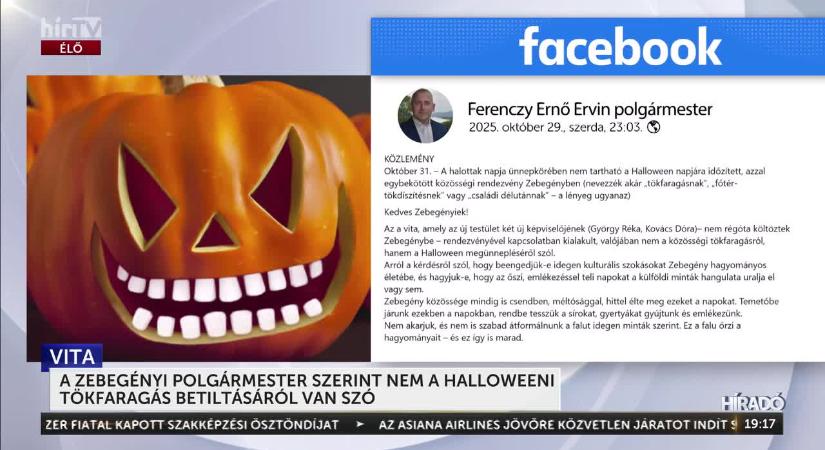 Halloween a templomkertben? A zebegényi polgármester behúzta a józan ész fékjét  videó
