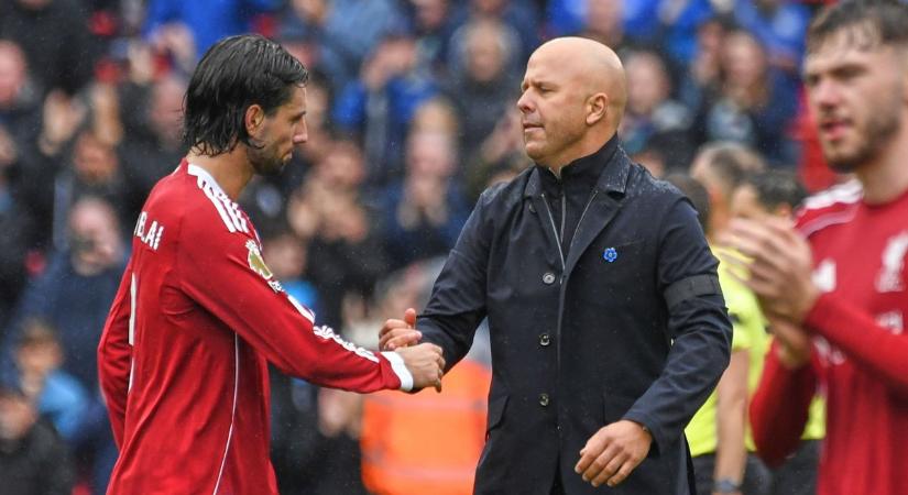 Slot elárulta, miért csinált jobbhátvédet Szoboszlai Dominikból