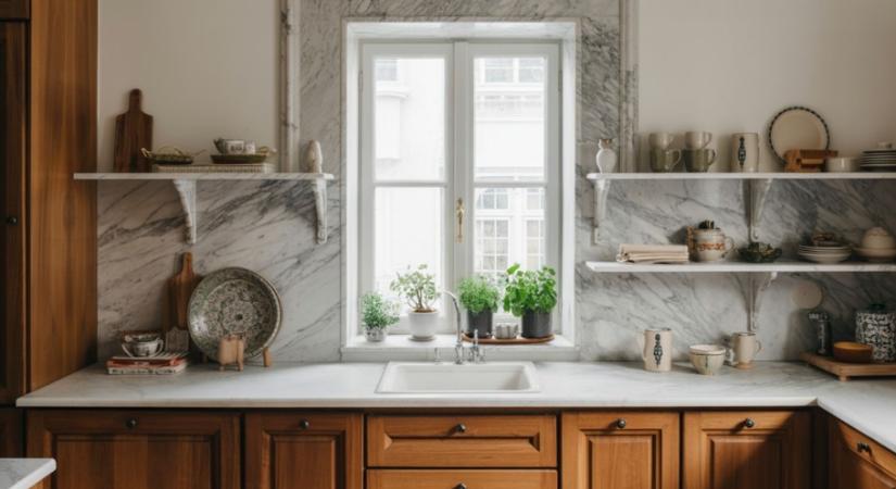 Új szintre emelkedtek a konyhai hátlapok – ez most a legfrissebb trend, ami a kis konyhákat is megváltoztatja