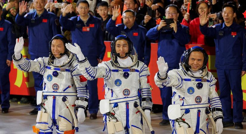 Kína elküldte a legfiatalabb tajkonautáját a Tiangong űrállomásra