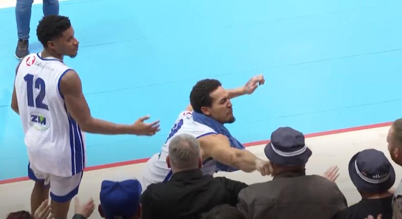 Balhé: megütötte saját szurkolóját a zalaegerszegi légiós – videó