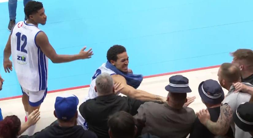 Ököllel ütött arcon egy nézőt egy NB I-es kosárlabdázó
