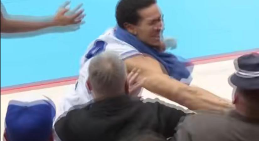 Ököllel ütötte arcon az egyik szurkolót a ZTE amerikai légiósa