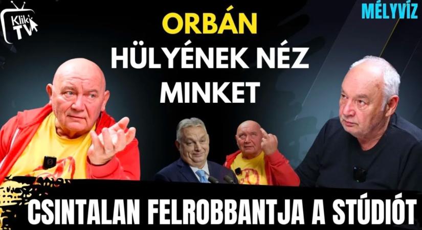 Ennyire hülyének néz minket a Fidesz? - Csintalan Sándor felrobbantotta a stúdiót