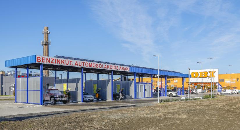 Olcsó, minőségi, kényelmes és nonstop – tankolj és moss autót az Obi és az Interspar mellett!