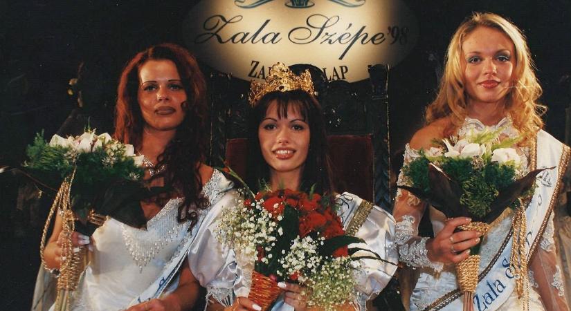 Cserfő Bernadett lett a szépségkirálynő a tizedik Zala Szépe versenyen 1998-ban (galéria)