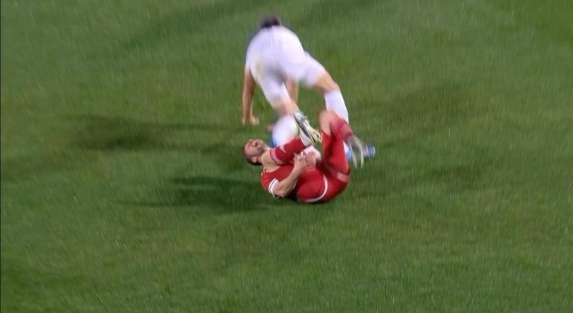 „Nem szoktam soha bírózni, de…” – nem érti a nyíregyházi kapus, miért kapott pirosat az ellenfél bokáját majdnem eltörő csapattárs