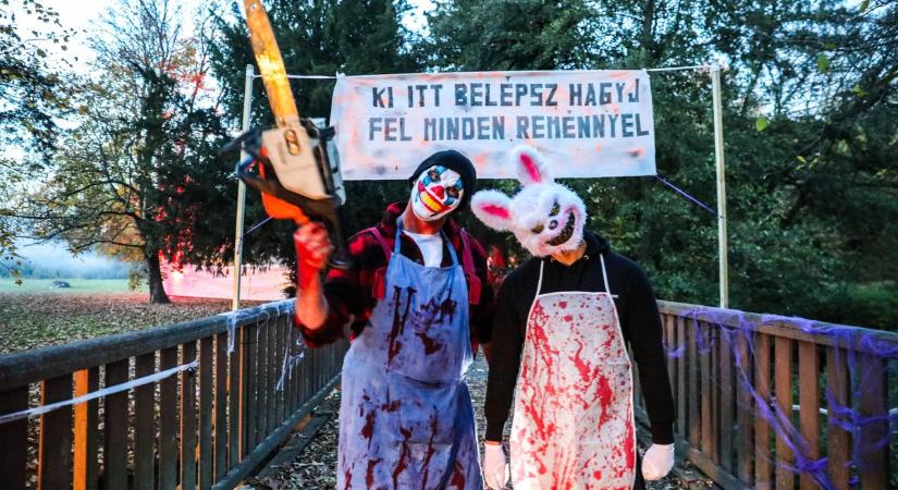 Halloween-rémsétány Vasszécsenyben: boszorkányok, szellemek és kacajok a kastélyparkban - fotók