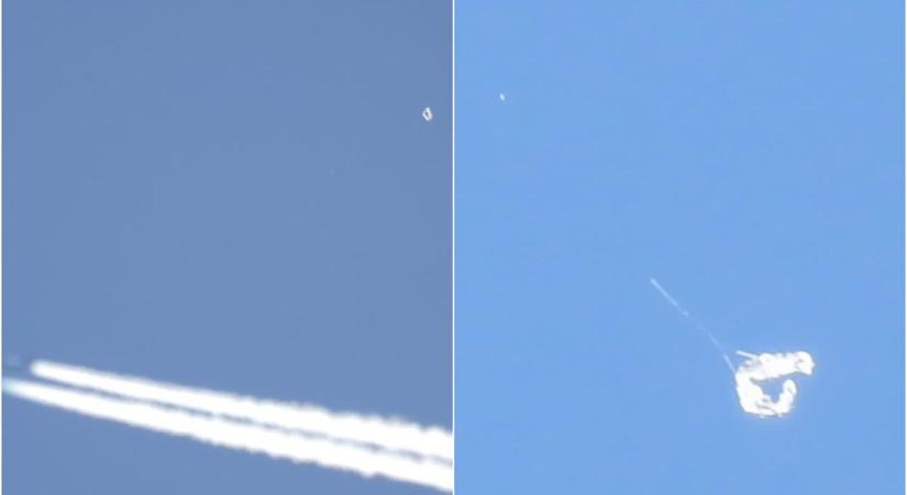 Mi lehet ez? Furcsa dolgot fotóztak Tiszalök felett (fotók)