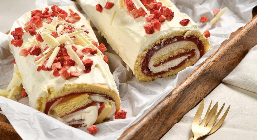 Vanília minden mennyiségben: eperzselés, vaníliakrémes rolád