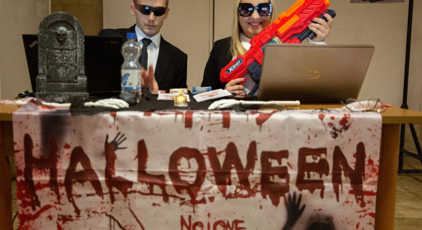 Vidám Halloween party a HEMO-ban