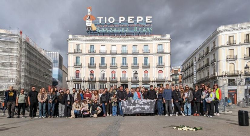 Madrid is Újvidékkel van (Fotók)