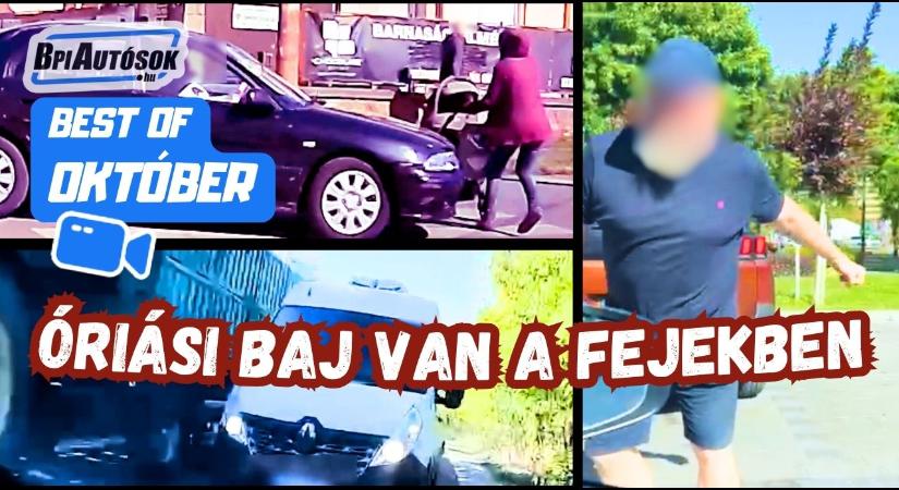 Óriási baj van fejekben! Október legdurvább dashcam pillanatai – BpiAutósok Best of