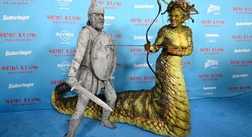 Heidi Klum a Halloween királynője – a modell idén is sokkolt a jelmezével – fotók