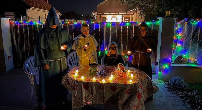 Halloween-i édességgyűjtő túra Úrhidán