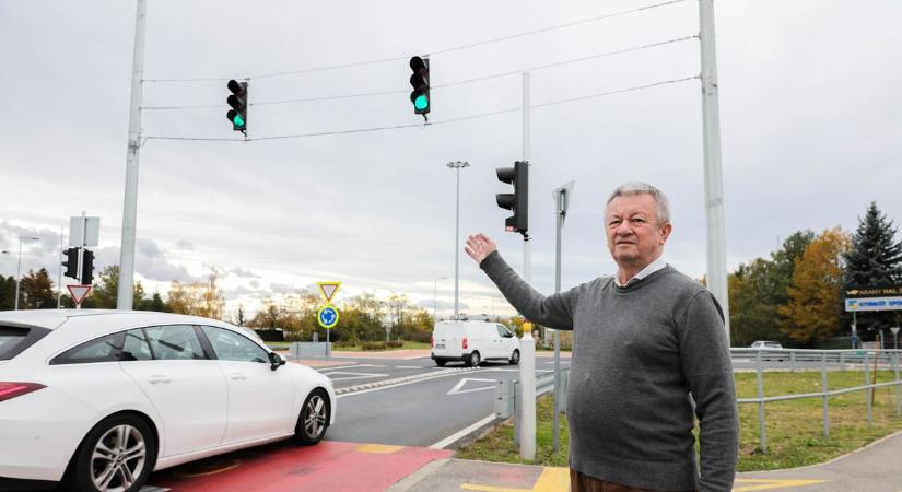 Balesetveszélyes győri körforgalmak a 83-as főúton: valóban a zöld lámpával van gond?