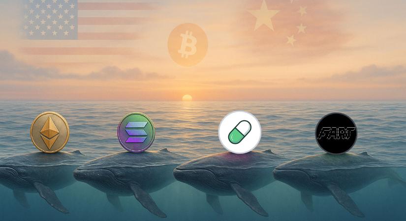 Az on-chain adatok felfedik, hogy mely altcoinokat vásárolják a bálnák, miután a Bitcoin az USA-Kína egyeztetés során megugrott