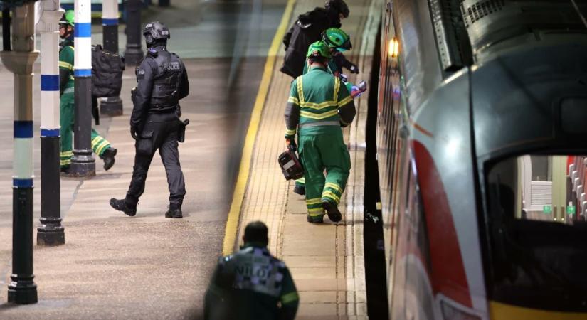 Késelés egy angliai vonaton: kilencen küzdenek az életükért