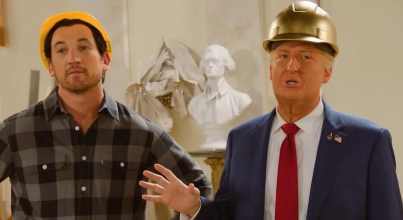 Miles Teller segített felújítani a Fehér Házat – videó