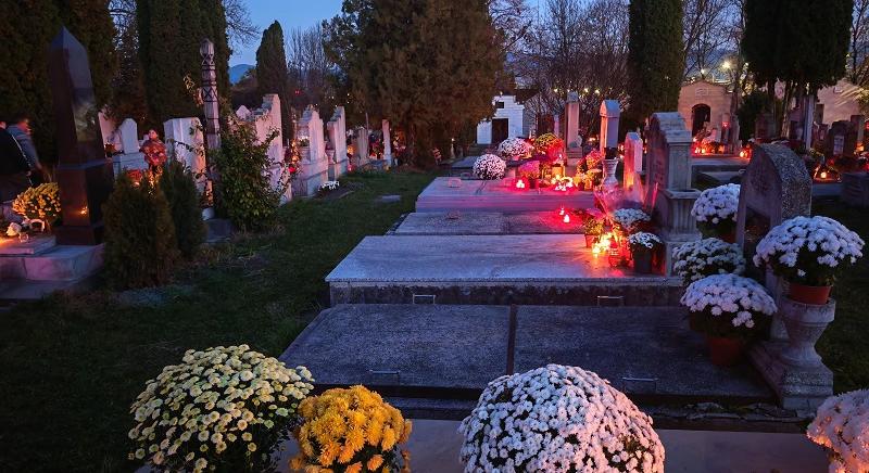 Fénybe borultak a kézdiszéki temetők is (VIDEÓ)