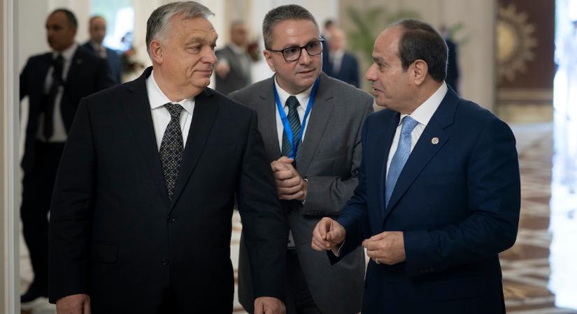 Orbán Viktor Egyiptomban tárgyalt az elnökkel
