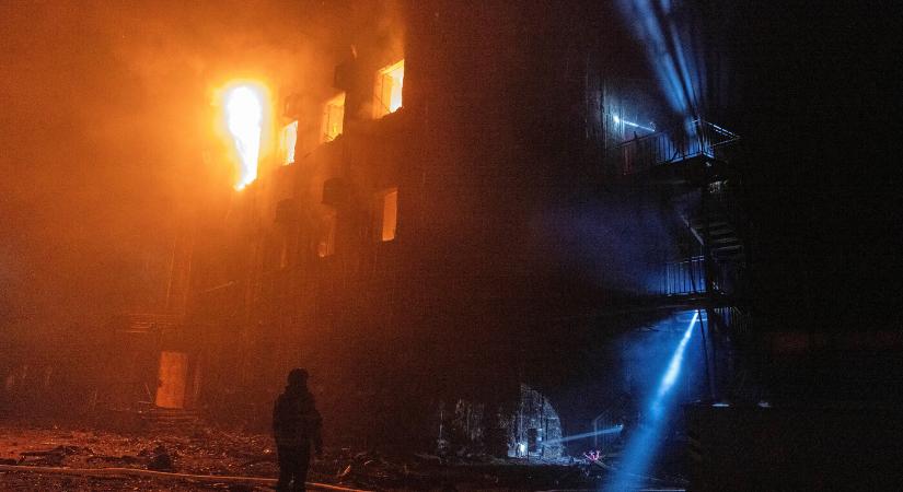 Orosz rakéta- és dróntámadásban többen meghaltak Ukrajnában