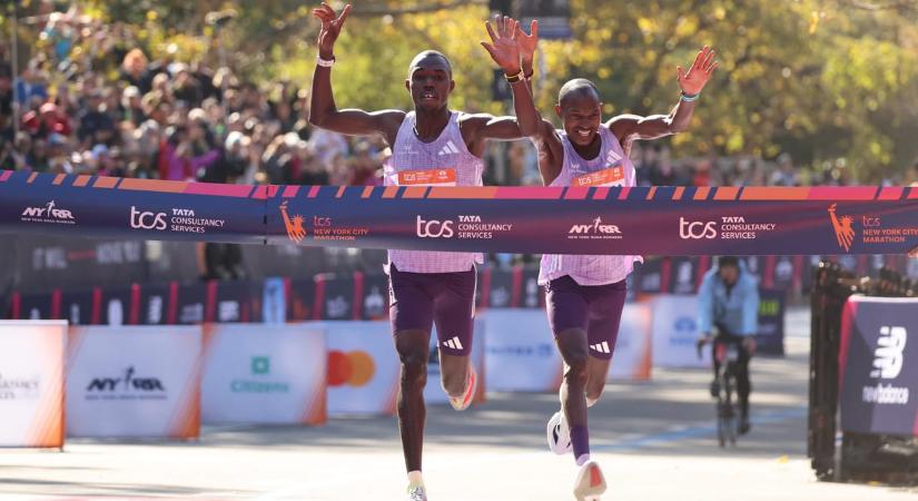 Célfotó döntött a győztesről a New York-i maratonon