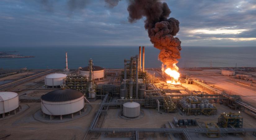 Ukrán dróntámadás érte Putyin egyik fontos olajkikötőjét