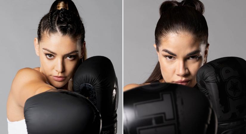 Sztárbox: hatalmas pofonok repkedtek Kulcsár Edina és Gáspár Evelin között a ringben